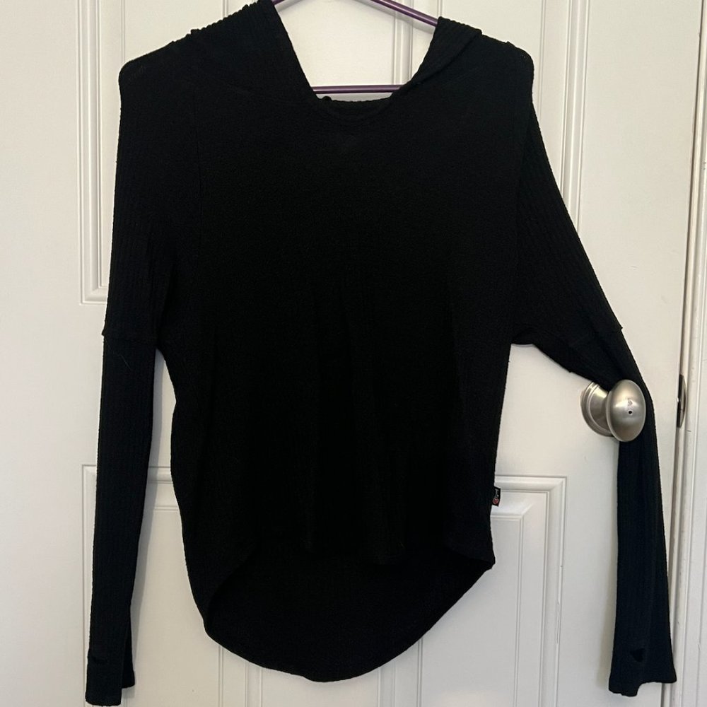 Black Long Sleeve With Hood